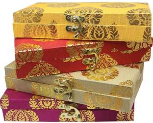 Aaina creations Decorative Cash Box Shagun Box Jewellery Box Money Box Envelop Wedding Gift Wedding, party Vanity Box