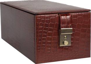 Stones Bridge Small Locker Leather Jewelry Box Jewellery Storage Vanity Box Vanity Box