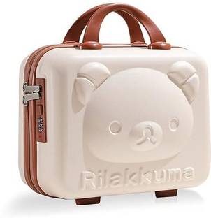 Honch Upgrade Hard Shell Travel Luggage Makeup Vanity Case with Lock Password Zipper Travel Vanity Box