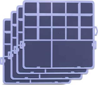 INDIKONB Plastic Organizer Box with 17 Compartments for DIY & Craft Craft Items, Beads, DIY materials Vanity Box