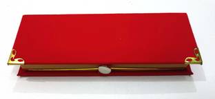 DARSHIK TRADERS Jewelry Velvet 7x2.5 inch Maang TiKka Box for Wedding Engagement & Gift Occasion with Beautiful Design Jewellery Box, Pack of 1 pcs Vanity Box