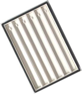 Ruby 1 Pcs White 12X8" Inch Chain Display Tray Jewellery Vanity Box