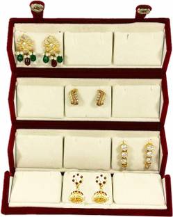 atorakushon 12 Pair Earrings Organizer Jewellery Box For Women Jewellery box Vanity Box