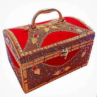 MEKART singaarbox-001 this makeup box keep your makeup product neet and clean and with sepration Vanity Box