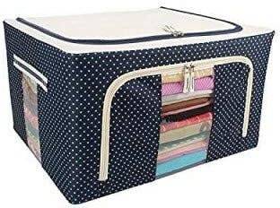 MAITRI ENTERPRISE fabric Living Box - Wardrobe Organizer, Storage Boxes for Clothes with Zip M35 MAKEUP BOX VANITY CLOTH STORAGE Vanity Box