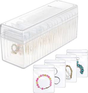 HASTHIP 20Pcs Jewellery Organisers Pouch and Box Jewellery Pouches for Travel Storage Makeup and Jewellery Vanity Box