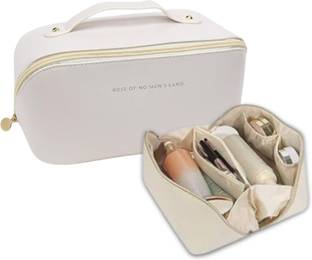 MINARA Cosmetic Bag for Travel, Women Makeup Organiser, Jewellery, Grooming Vanity Box Makeup and Jewellery Vanity Box