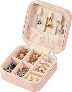 Wishbone Mini Jewelry Travel Case,Small Travel Jewelry Organizer, Portable Jewelry Box Jewellery Organiser Vanity Box