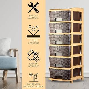 HUMBLE KART 6XL Drawer Multipurpose Plastic Modular Chest Storage Organizer Home, Office, Parlor, School, Doctors, Home and Kids Vanity Box