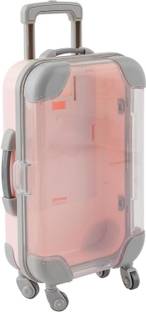 KASHTHBHANJAN 1 Pack Pink Mini False Eyelashes Box Jewelry Box Vanity Box