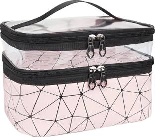 DGBMART 2 Layer Cosmetic Bag Makeup Bags Vanity Box
