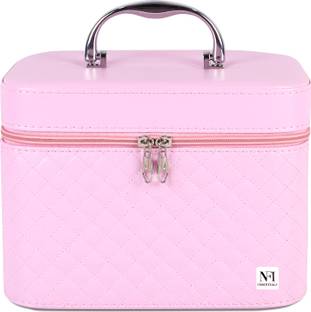 NFI essentials PU Women's Makeup Bag, Cosmetic Box, Vanity Case, Trousseau Box Makeup Storage Vanity Box