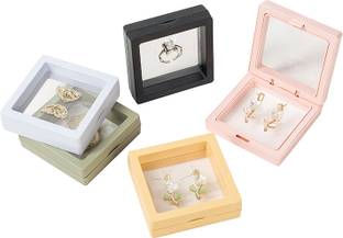 Nyamah sales Gemstone Box, PE Film Jewellery Box, Coin Storage Box For Display , 4 pc. All type Storage Jewelry Vanity Box