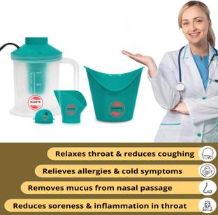 DGARYS 3 in One Steam Vaporizer machine for Cold and Cough with Nozzle Inhaler Vaporizer