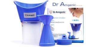 Dr Amgenic 3 In 1 Steamer for Cold and Cough & Sinus - Steam Nozzle Inhaler Facial Steamer Vaporizer