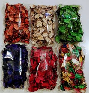 99 Home Decor Multicolor Potpourri For Table Decoration And Vase Filler (Pack of 6) Vase Filler