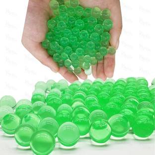 VikriDa Gel Blaster Refill Ammo 20,000 Green 7–8mm Water Beads Non-Toxic (Pack of 2) Vase Filler