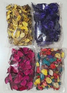 99 Home Decor Multicolor Dry Leaves/ Potpourri For Vase Filler And Table Decoration(Pack Of 4) Vase Filler