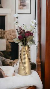 ICENATION Leaf Iron Vase