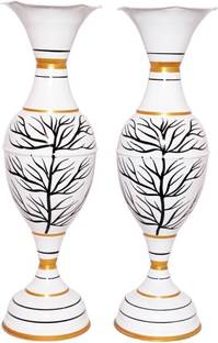 5 Star Decorative Flower Vase | Metal Flower Pot for Home Decor, Living Room & Office Iron Vase