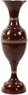 AdiCollar Metal Flower Vase Home Decoration Flower Pot Room Decor Iron Stand | V7 Iron Vase