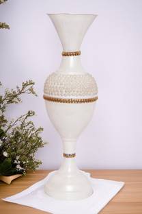 Procyon Tall Flower Vase for Home Decoration Handcrafted Decorative Pot for Living Room Iron Vase
