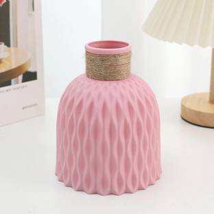 Satyam Kraft 1 Pc Unbreakable Small Plastic Flower Vase for Home,Ganpati decor,Centerpiece Plastic Vase