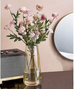 TRIXY Flower Glass Vases Pot for Flowers Home Décor Glass Vase