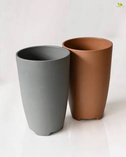 blooming floret Melamine Pots Planters Durable for Home,Office,Garden, Deco Plastic Vase