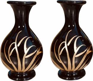 Dagga craft Flower Vase for Home Decor Bedroom Living Room Office | Table Decorative Plastic Vase