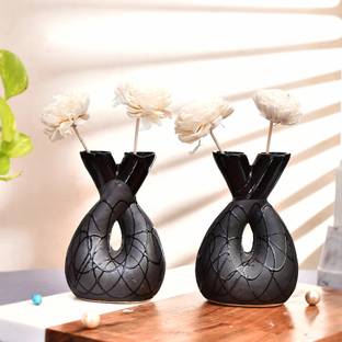 Onlinch Black Do shanki vase Ceramic Vase