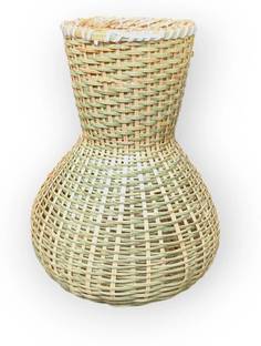 HakSap Bamboo Flower Vase | HandCrafted Bamboo Vase for Home Decor & Gardening Bamboo Vase