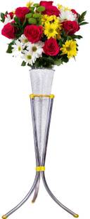 sky x Silver Vase
