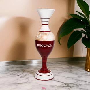 Procyon Elegant Metal Flower Pot For Home & Garden Decor Pack of 1 Iron Vase