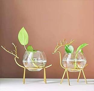 METALLICON Glass Vase
