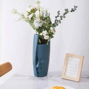 D-mark Fancy & Designer Flower Vase For Wedding Office Home Hotel, Simulation Glaze Plastic Vase