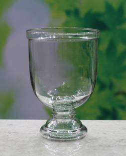 shobhana enterprises GLASS DECORATIVE U JAR 6" Glass Vase