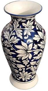 Five Star White Vase -Stunning Centerpiece for Home Decor [only vase ] (Triangular) Ceramic Vase
