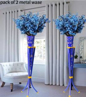 king shine RATOUCH Flower vase and flower pot Pack of 1 Iron Vase