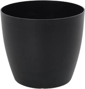 Home Bloom Round Plastic Planters for Plants Home Decor, Office, Living Room, Bedroom Plastic Vase