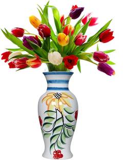 Raj Royal Decorative Ceramic Flower Vases for Living Room Ceramic Pot Ceramic Vase