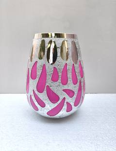 M S G HANDICRAFTS Decorative big flower vase Glass Vase