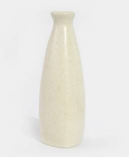 Nestloom Decor Elegant Ceramic Bottle Vase – Home Decor & Gifting | Living Room Flower Pot Ceramic Vase