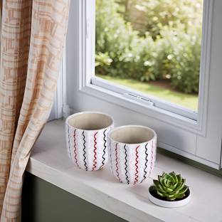 kreative homes Ceramic Planter Flower Pot Gamla Vase for Home Decor, Garden, Office Decor Ceramic Vase