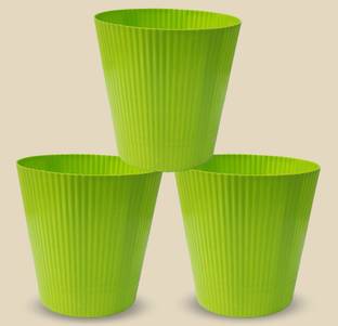 SNSHOPEE (Pack of 3) Microfibre, Plastic Vase