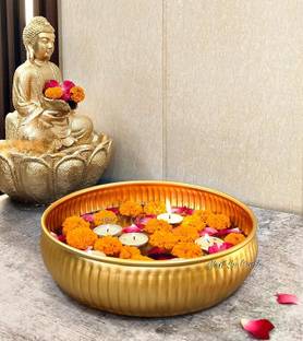NW Creation Round Iron Vase