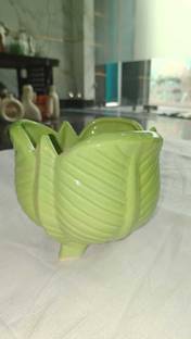 HT HERITAGE CRAFT Ceramic beautiful cauliflower pot Ceramic Vase