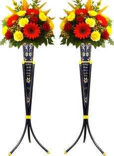 sky x Steel Vase