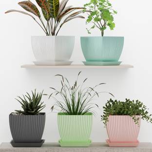 FORBACK multicolor vase Plastic Vase