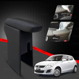 Frap Premium Armrest For Maruti Old Swift with Moulded Foam(Nappa,Black Stitching) Car Armrest